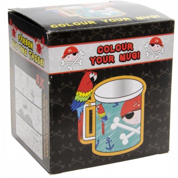 Färben Sie Ihre eigene Tasse Pirat 250 ml