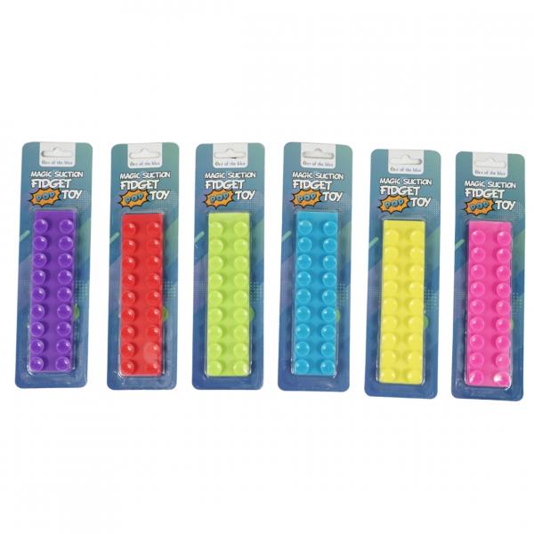 Zappelspielzeug pop-it 16 cm 6 Stück sortiert