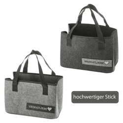Filztasche, Heimatliebe, 2/s, 40x26,5x21cm 