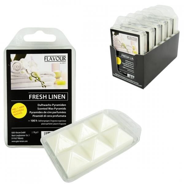Gala Waxmelts Pyramide Fresh Linen 6 Stück