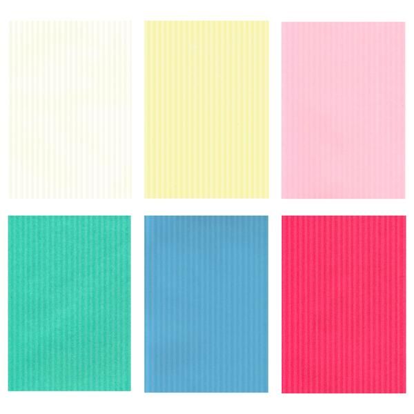Wrapping paper 70x200cm , uni colorful 6/sort.