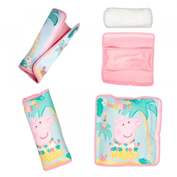 Kinderautogurtkissen Paw Patrol oder Peppa Pig 2 Stück sortiert