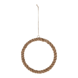 Hanging jute wreath, S, approx.20cmD