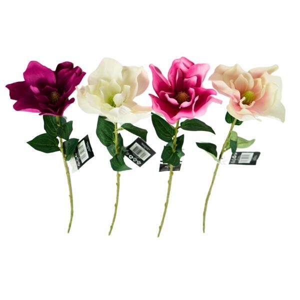 Künstliche Magnolie 70 cm 4 Stück sortiert