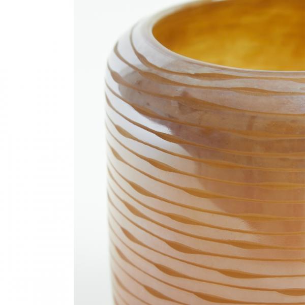 Light and Living Vase Bowie Glas braun 14 cm