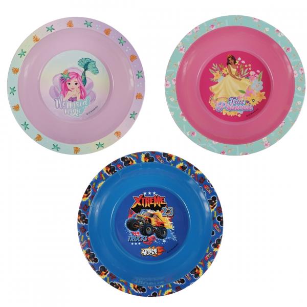 Lizenzschale 15,7 cm 6 Stück sortiert