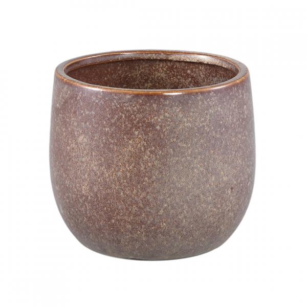 PTMD Blumentopf Freja S braun 13 cm