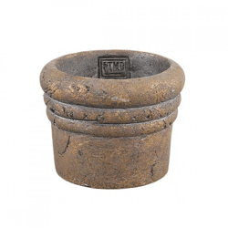 PTMD bloempot Helena S bruin 12 cm