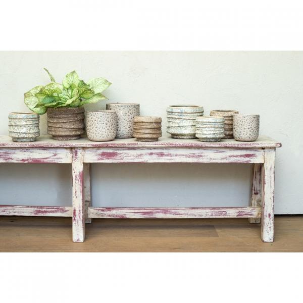 PTMD Blumentopf Hindouy braun 14 cm