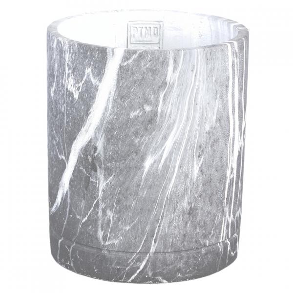 PTMD Blumentopf Marmy Zylinder schwarz M 20 cm