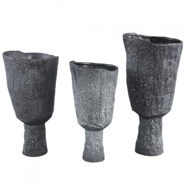 PTMD Blumentopf Nirah L anthrazit 44 cm