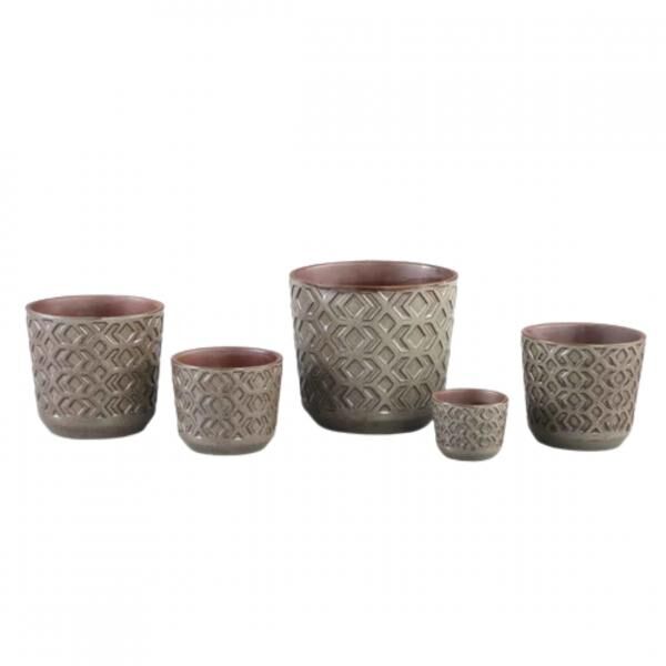 PTMD Blumentopf Pella S braun 10 cm