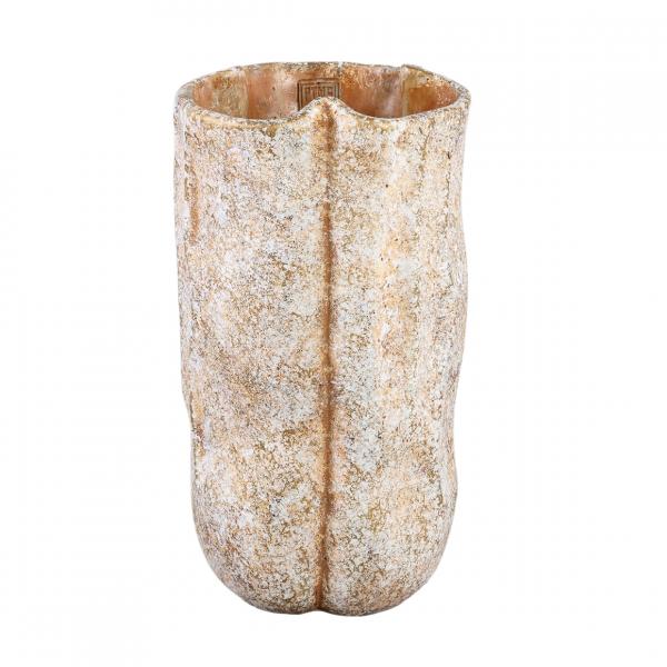 PTMD Blumentopf Roddie hoch S creme 40 cm