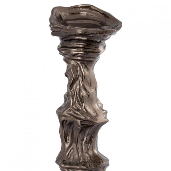 PTMD candlestick Fleure aluminum bronze colored M 77 cm