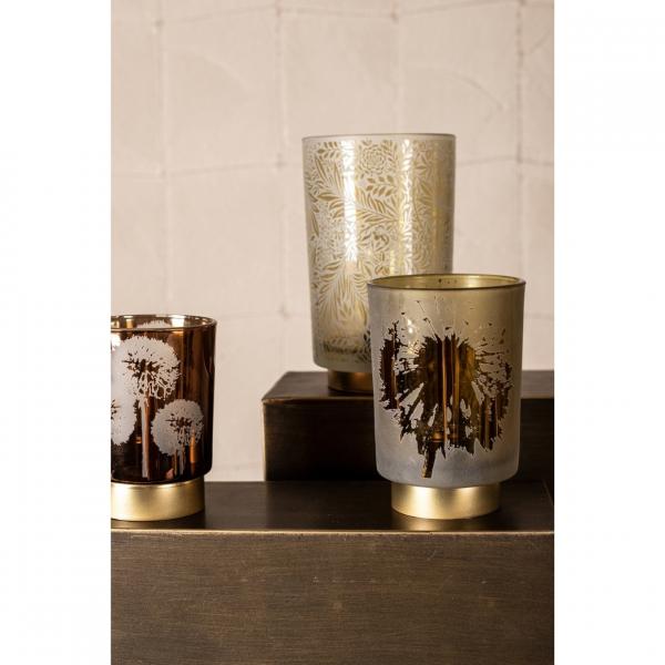 PTMD Tischlampe Besh S auf Batterie gold 12,5 cm