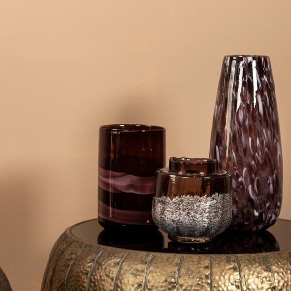 PTMD Vase Niddy lila 19 cm