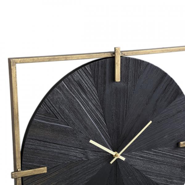 PTMD Wanduhr Oxxo gold/schwarz 53 cm