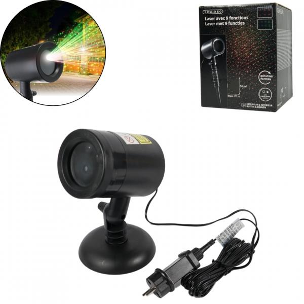 (R) Lumineo Laserprojektor IP44 EU-Stecker 40 cm VE10
