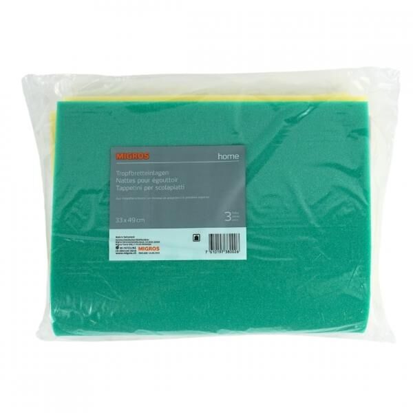 (R) Migros-Polyäther-Schaumstoffmatten 33 x 49 cm 3er-Set