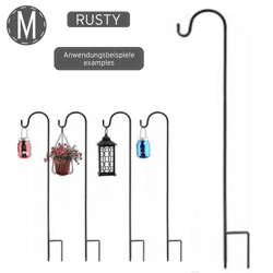 Schäferhaken, Laternenstab, rusty, M, ca. 120cmH
