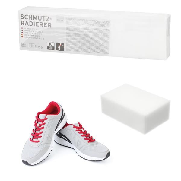 Schmutzradierer, 10er Set, wei&szlig;, ca. 11cm