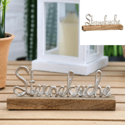 Schriftzug, Sterneküche, silber, ca. 9cmH