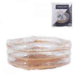 SENZA aufblasbarer Becherhalter gold 55 cm