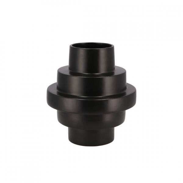 Vase Treppe schwarz 25 cm