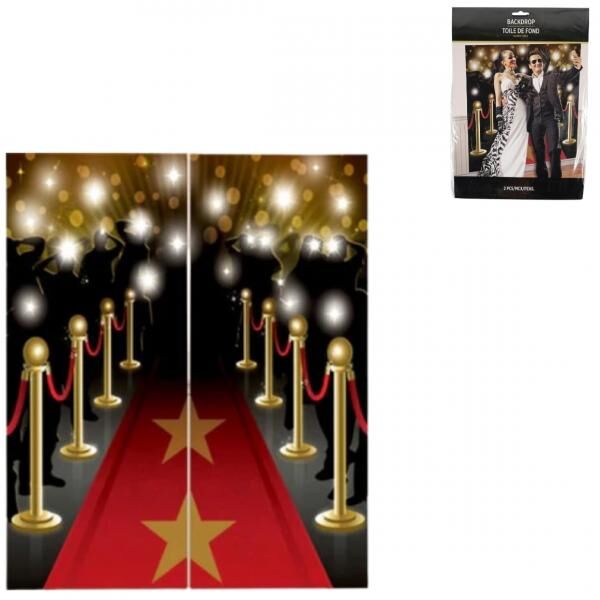 Wanddekoration Hollywood Scene 165 cm 2-teilig