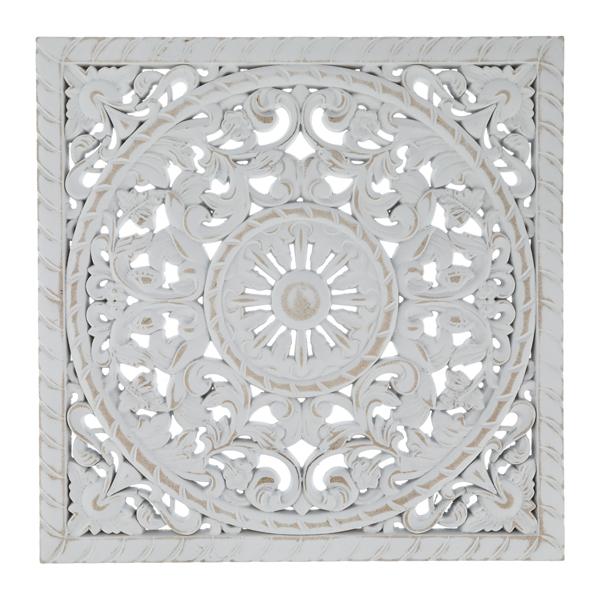 Wandornament , wei&szlig;, ca.40x40cm