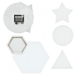 Canvas schildersdoek 30 cm 4 assorti set van 4 B-keus