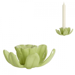 Light & Living kandelaar Bogajo groen 9 x 4 cm