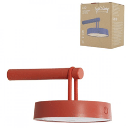 Light & Living Wandleuchte Toliara LED wiederaufladbar terra 19 cm