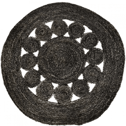 Mat Natural Grass zwart 78 cm