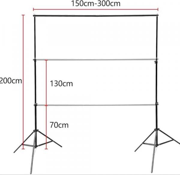 Relota Fotohintergrundsystem 200 cm x 300 cm