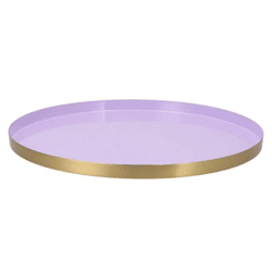Tablett Marrakesch flieder gold 40 cm