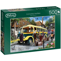 11260 - Falcon Deluxe - Catching The Bus - 500 piece jigsaw puzzle