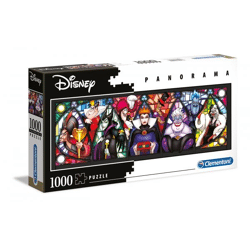 Clementoni 39516 - Disney Villains - 1000 Teile Puzzle - Panorama Collection