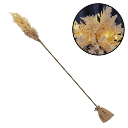 Countryfield Artificial branch Astilbe LED on battery light brown 90 cm