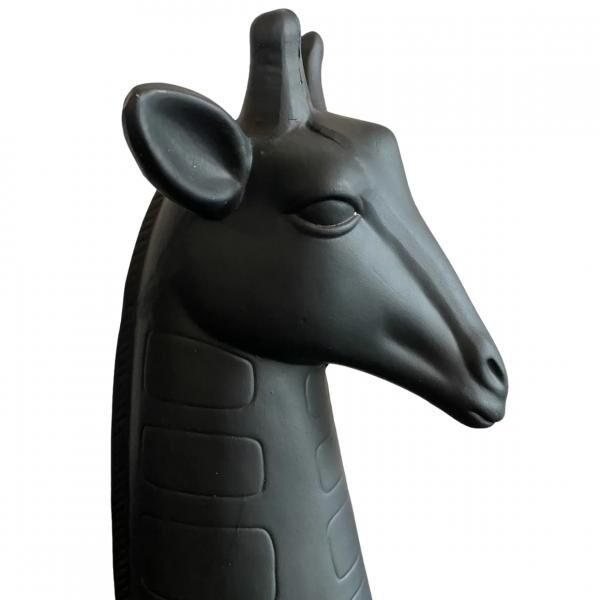 Countryfield Statue Giraffe Mokambo M schwarz 33 cm