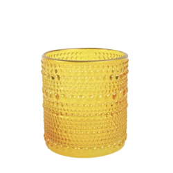 Countryfield tea light holder Nelle S amber 8 cm