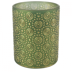 Countryfield tea light holder Hailey L green 12.5 cm