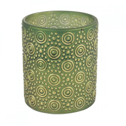 Countryfield tea light holder Hailey M green 10 cm