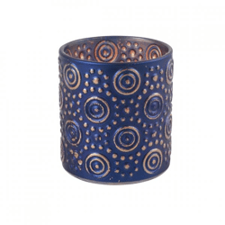 Countryfield tea light holder Hailey S blue 8 cm