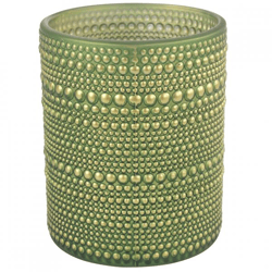 Countryfield tea light holder Nelle L green 12,5 cm