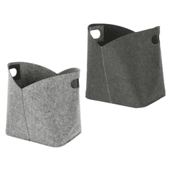 Felt storage basket 34x24x34cm
