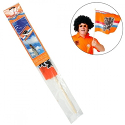 Folat Holland flag with pennant orange 30 x 40 cm