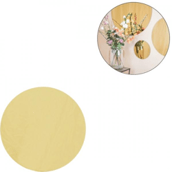 Housevitamin wall mirror round gold 30 cm