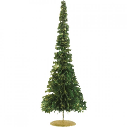 J-Line Christmas tree green glitter 50 cm
