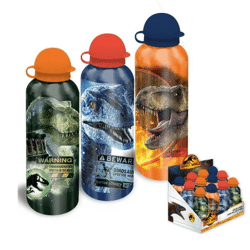 Jurassic World - Drinking bottles in 3 assorted displays